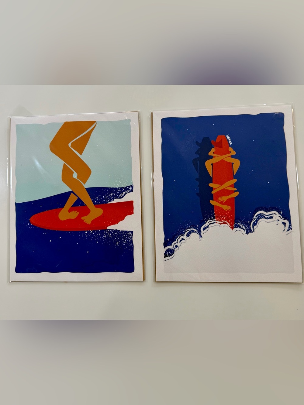Sunday Arvo Surf Club Print Set 8x10 Cross Step Turtle Roll How To Surf Series